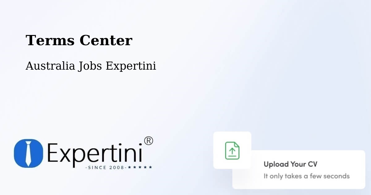 Terms of Service – East Hills - Australia Jobs Expertini
